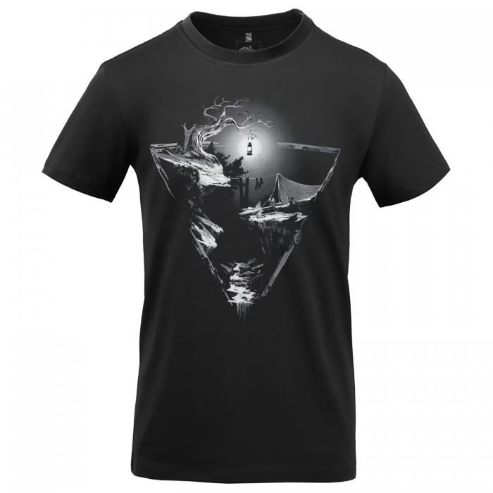 Футболка T-shirt Helikon Night Valley - Black Футболка T-shirt Helikon Night Valley - Black