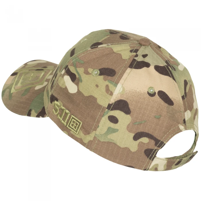 Бейсболка с регулятором 5.11 с липучкой велкро, мультикам, one size, Multicam, 56, 58, 60 Бейсболка с регулятором 5.11 с липучкой велкро, мультикам, one size, Multicam, 56, 58, 60