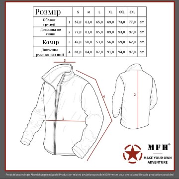 Куртка легка MFH SoftShell GEN III Level 5 Olive