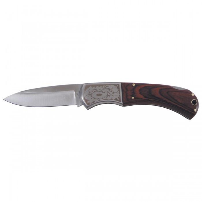 Ніж складний з орнаментом Jack Knife Коричневий Ніж складний з орнаментом Jack Knife Коричневий