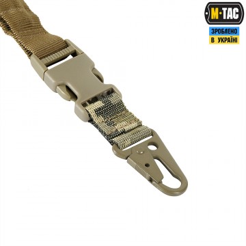 Ремінь збройовий M-Tac одноточковий еластичний, Black
