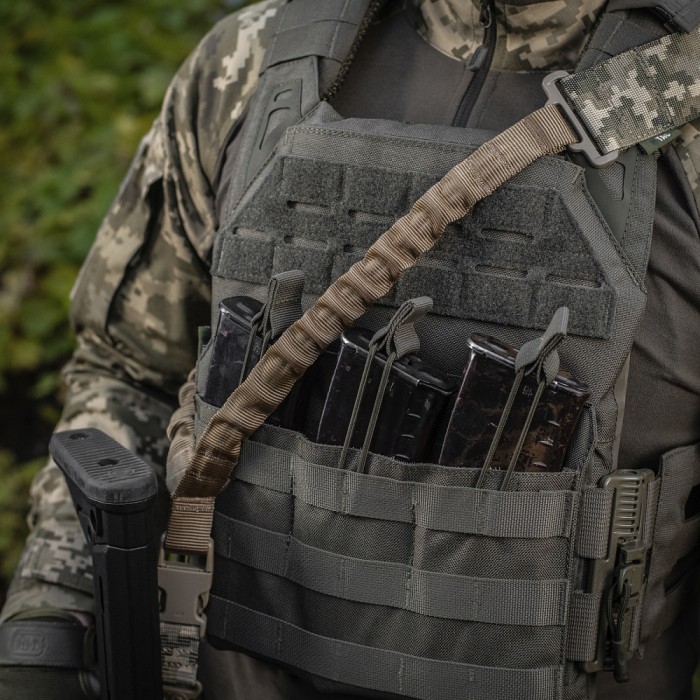 Ремінь збройовий M-Tac одноточковий еластичний, Coyote Ремінь збройовий M-Tac одноточковий еластичний, Coyote