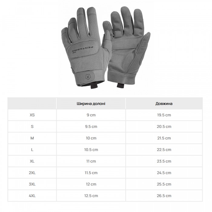 Перчатки тактические Pentagon Duty Mechanic Gloves Wolf Grey, Серый Перчатки тактические Pentagon Duty Mechanic Gloves Wolf Grey, Серый