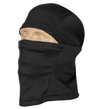 Балаклава с одним отверстием CoolMax Черная, Black