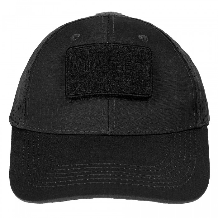 Бейсболка MIL-TEC Net Baseball Cap Black с сеткой Бейсболка MIL-TEC Net Baseball Cap Black с сеткой