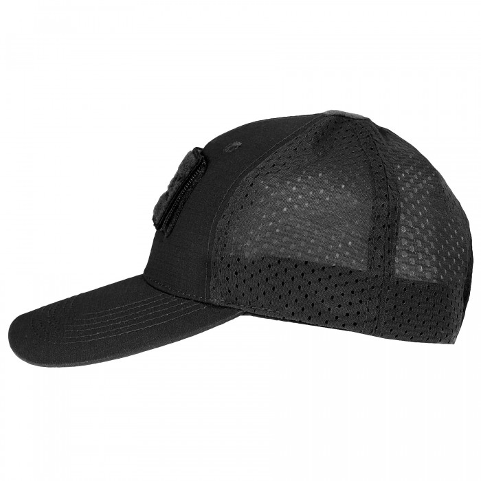 Бейсболка MIL-TEC Net Baseball Cap Black с сеткой Бейсболка MIL-TEC Net Baseball Cap Black с сеткой