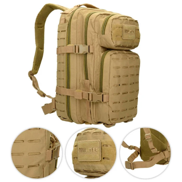 Рюкзак тактичний MIL-TEC Assault Laser Cut 20L Рюкзак тактичний MIL-TEC Assault Laser Cut 20L