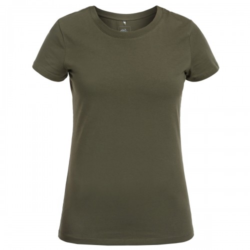 Футболка T-Shirt жіноча Helikon з органічної бавовни Slim, Olive Green