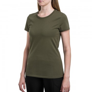 Футболка T-Shirt женская Helikon из органического хлопка Slim, Olive Green