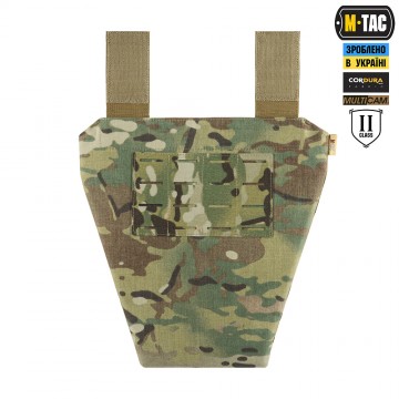 Фартух протиуламковий з балістичним пакетом 2 клас (BRONYX) M-Tac Laser Cut, MultiCam