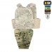 Фартух протиуламковий з балістичним пакетом 2 клас (BRONYX) M-Tac Laser Cut, MultiCam