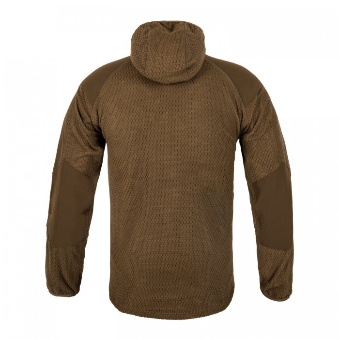 Кофта флісова Helikon-Tex Alpha Hoodie Jacket Grid Fleece Coyote Кофта флісова Helikon-Tex Alpha Hoodie Jacket Grid Fleece Coyote