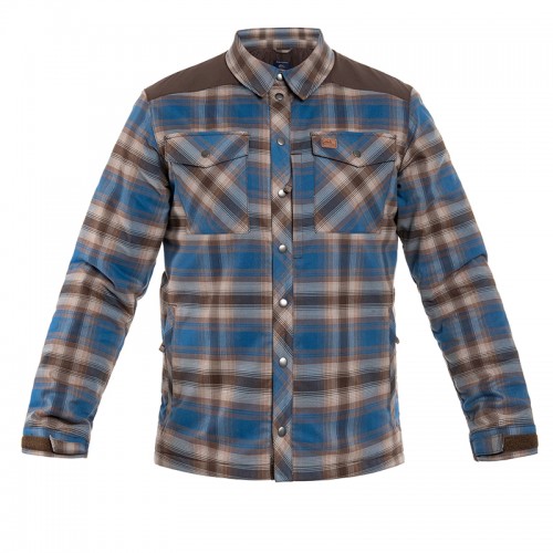 Сорочка Helikon Winter Warden Long Sleeve - Forest Blue Plaid, Блакитний
