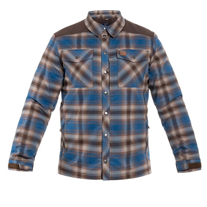 Сорочка Helikon Winter Warden Long Sleeve - Forest Blue Plaid, Блакитний Сорочка Helikon Winter Warden Long Sleeve - Forest Blue Plaid, Блакитний