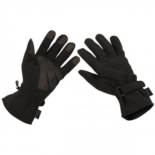 Перчатки сенсорные MFH SoftShell Черные, Black