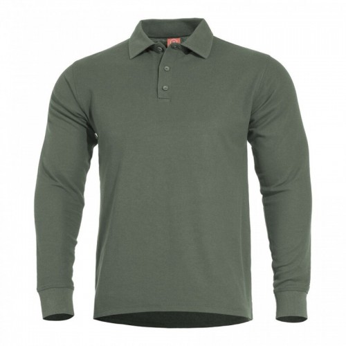 Поло з довгим рукавом Pentagon ANIKETOS Camo Green