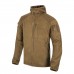 Кофта флісова Helikon-Tex Alpha Hoodie Jacket Grid Fleece Coyote
