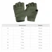 Рукавиці тактичні безпалі Pentagon Duty Mechanic 1/2 Gloves Olive Green