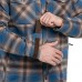 Сорочка Helikon Winter Warden Long Sleeve - Forest Blue Plaid, Блакитний
