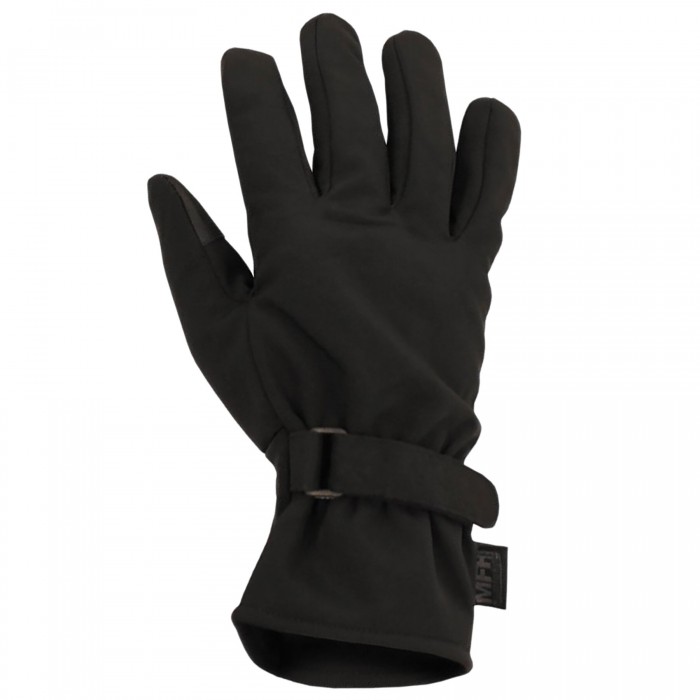 Перчатки сенсорные MFH SoftShell Черные, Black Перчатки сенсорные MFH SoftShell Черные, Black