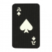 M-Tac нашивка Ace of Spades Laser Cut Black/GID, Black