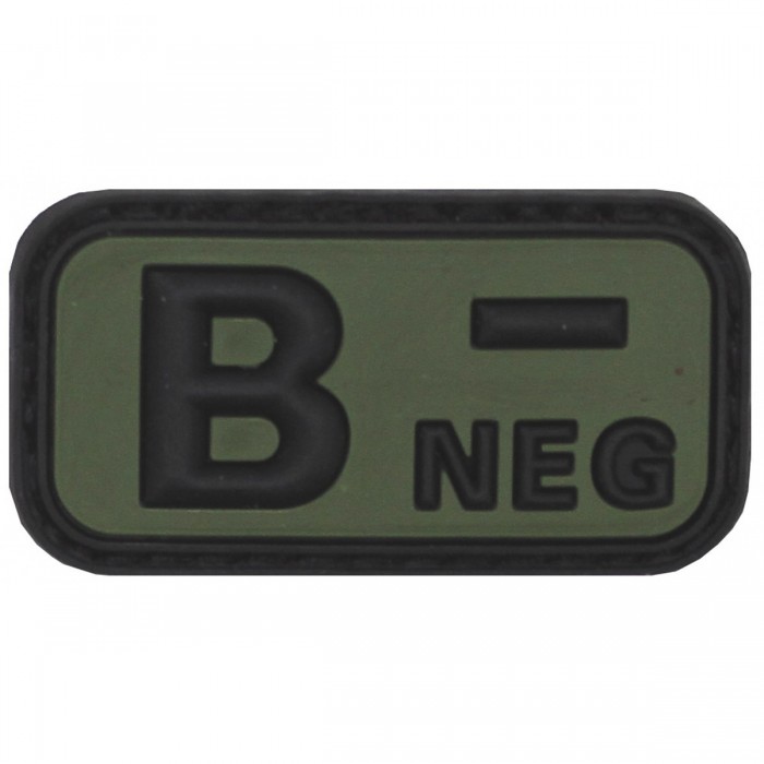 Нашивка група крові B(III) Rh- Olive Нашивка група крові B(III) Rh- Olive