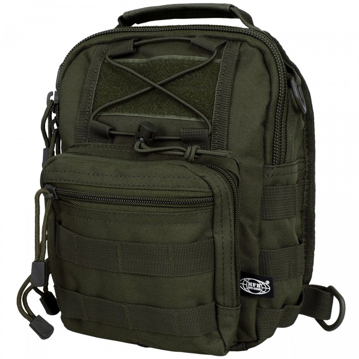 Рюкзак однолямочний MFH Shoulder Bag Olive Рюкзак однолямочний MFH Shoulder Bag Olive