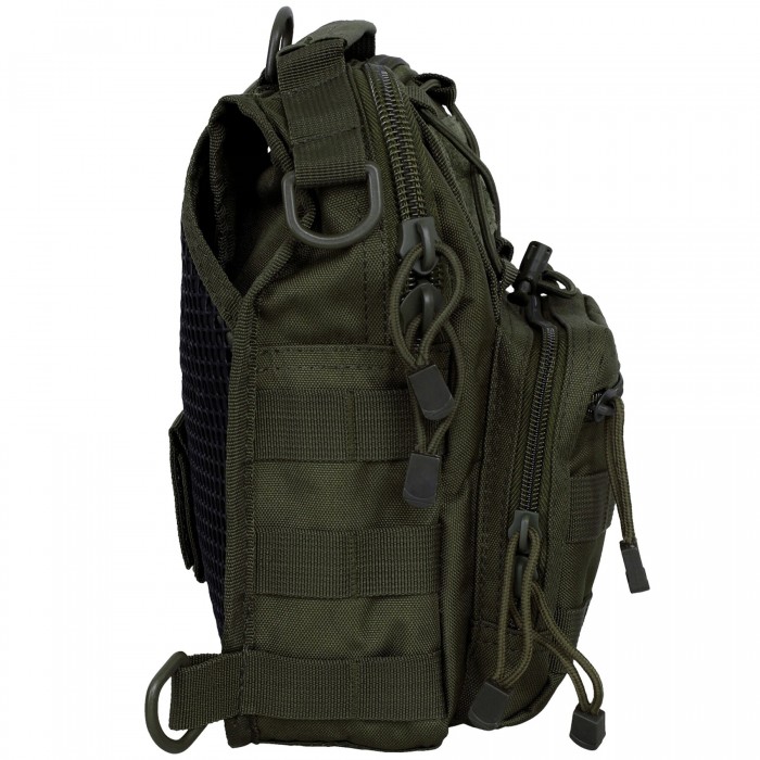 Рюкзак однолямочний MFH Shoulder Bag Olive Рюкзак однолямочний MFH Shoulder Bag Olive