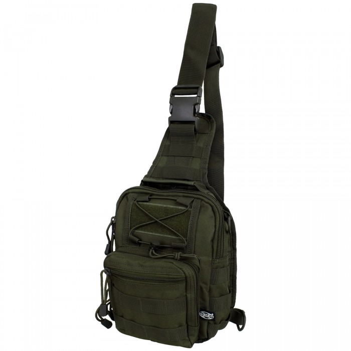 Рюкзак однолямочний MFH Shoulder Bag Olive Рюкзак однолямочний MFH Shoulder Bag Olive