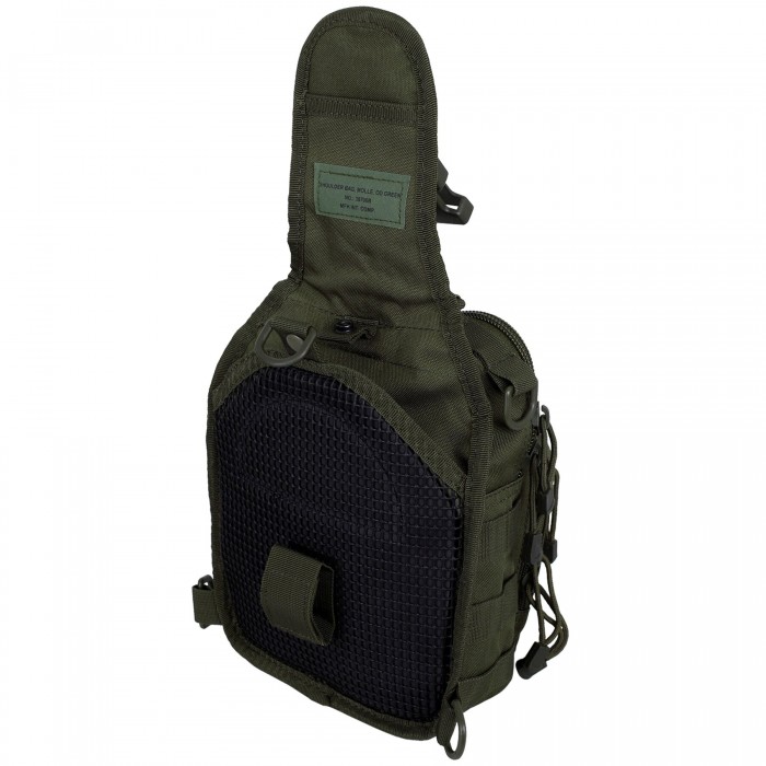Рюкзак однолямочний MFH Shoulder Bag Olive Рюкзак однолямочний MFH Shoulder Bag Olive