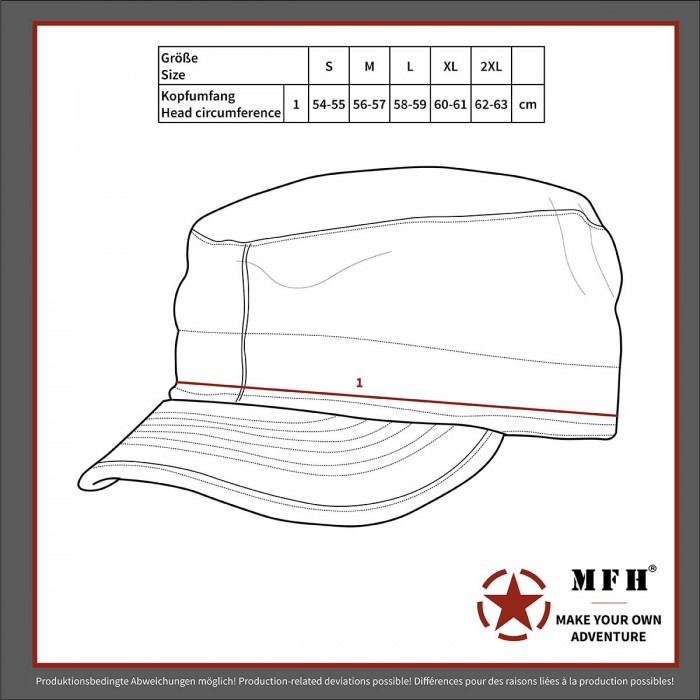 Полевая кепка MFH Acu Rip-stop HDT-camo Полевая кепка MFH Acu Rip-stop HDT-camo