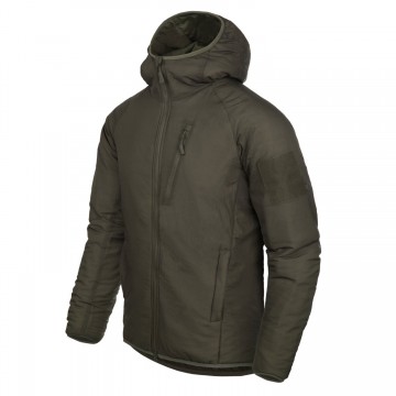 Куртка Helikon-Tex Wolfhound Hoodie Climashield Зелена Тайга, Зелений