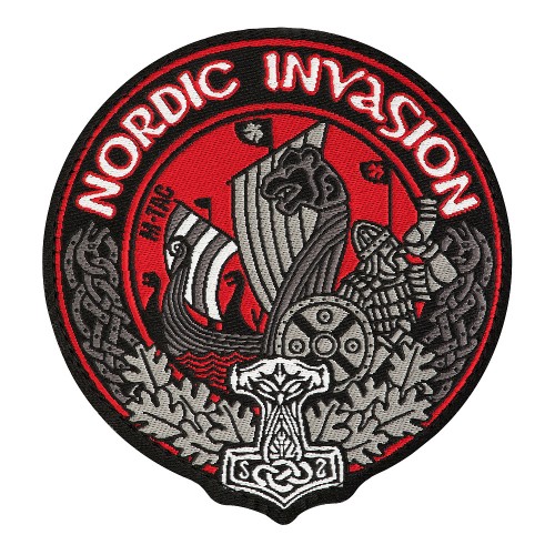 M-Tac нашивка Nordic Invasion (жаккард)
