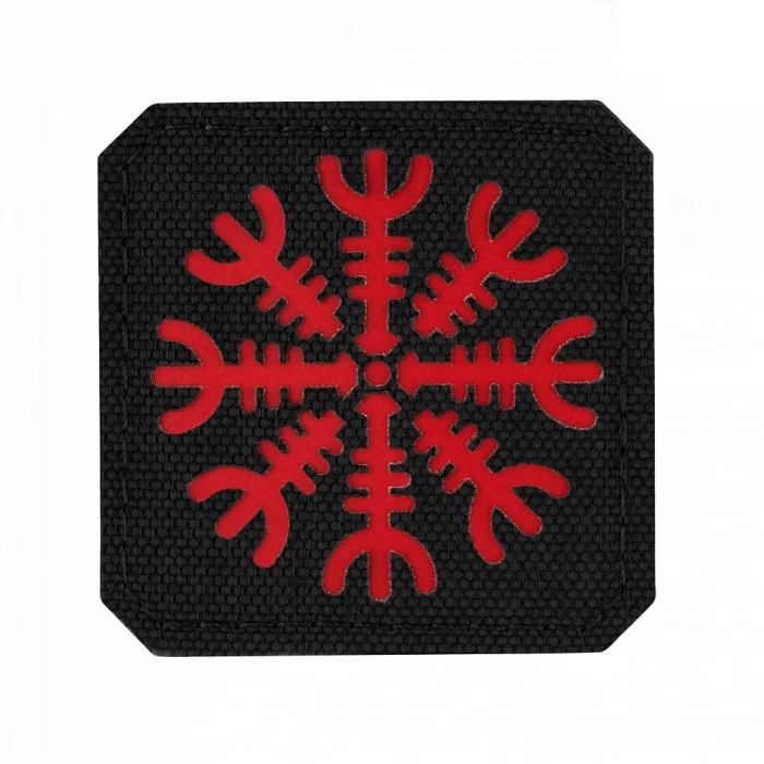 M-Tac нашивка шолом Жаху Laser Cut Black/Red M-Tac нашивка шолом Жаху Laser Cut Black/Red