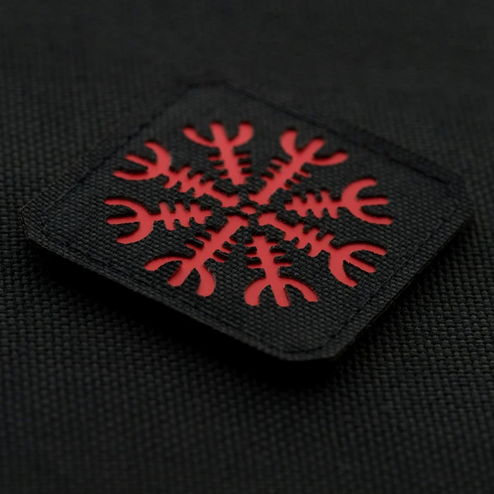 M-Tac нашивка шолом Жаху Laser Cut Black/Red M-Tac нашивка шолом Жаху Laser Cut Black/Red