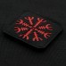M-Tac нашивка шлем Ужаса Laser Cut Black/Red