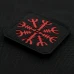 M-Tac нашивка шолом Жаху Laser Cut Black/Red
