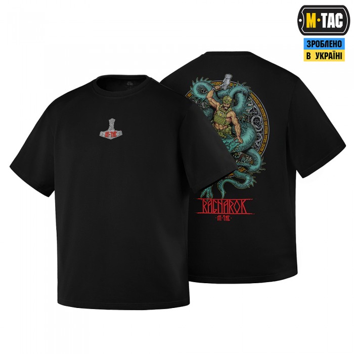 Футболка M-Tac Ragnarok Cotton Hard, Black Футболка M-Tac Ragnarok Cotton Hard, Black