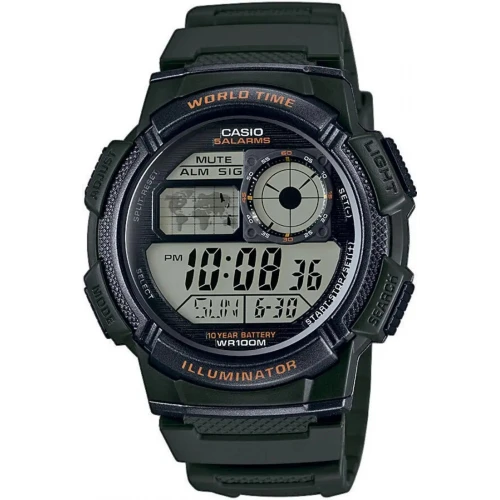 Часы Casio AE-1000W-3AVEF, Зелёный