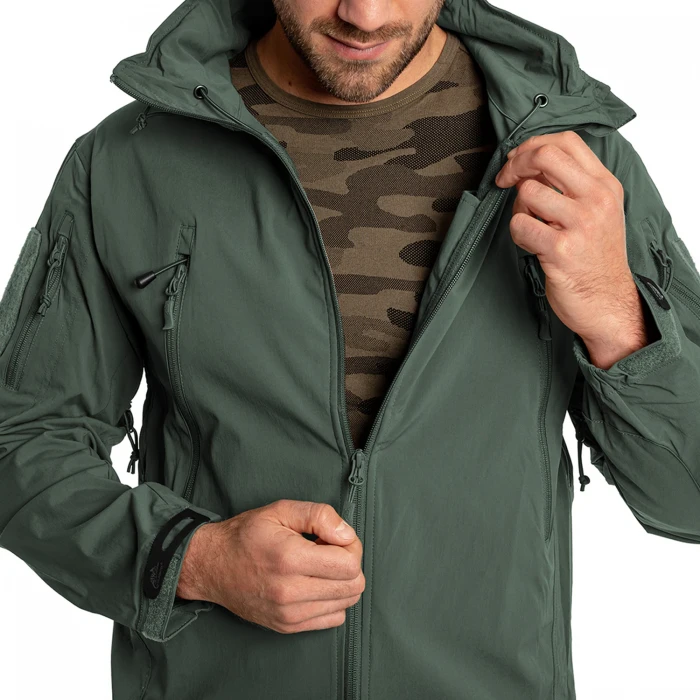 Куртка Helikon Trooper StormStretch Softshell - Alpha Green Куртка Helikon Trooper StormStretch Softshell - Alpha Green