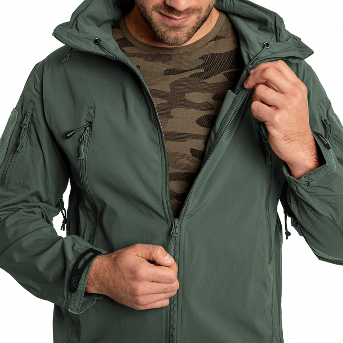 Куртка Helikon Trooper StormStretch Softshell - Alpha Green Куртка Helikon Trooper StormStretch Softshell - Alpha Green