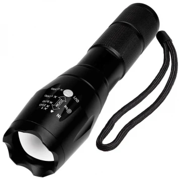 Ліхтар тактичний Deluxa Military Torch Black