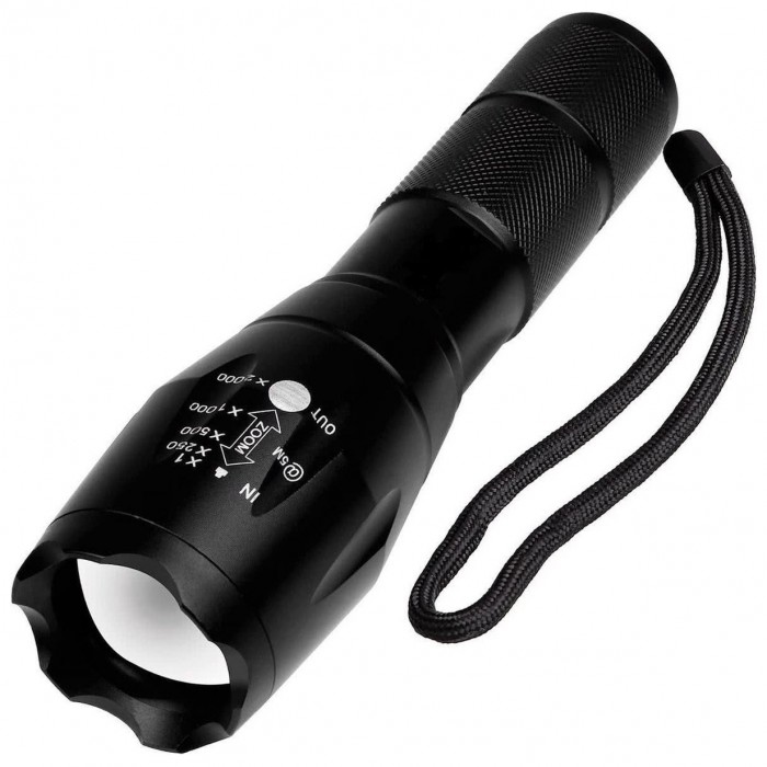 Ліхтар тактичний Deluxa Military Torch Black Ліхтар тактичний Deluxa Military Torch Black