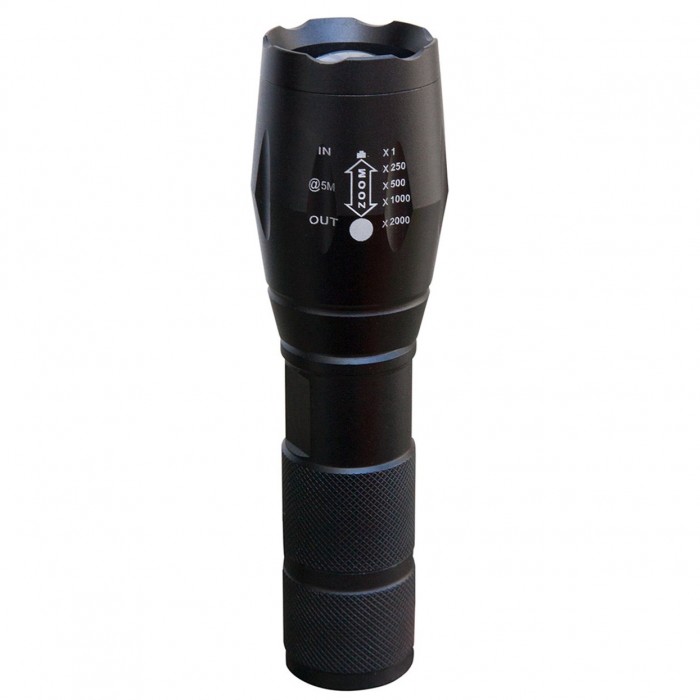 Ліхтар тактичний Deluxa Military Torch Black Ліхтар тактичний Deluxa Military Torch Black