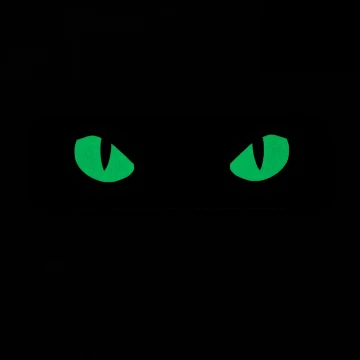 M-Tac нашивка Cat Eyes (Type 2) Laser Cut Ranger Green/GID