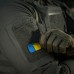 M-Tac нашивка флаг Украины с гербом (80х50 мм) вертикальная Full Color/GID