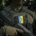 M-Tac нашивка прапор України з гербом (80х50 мм) вертикальна Full Color/GID
