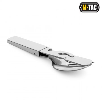 M-TAC СТОЛОВИЙ НАБІР LARGE (4 ЕЛЕМЕНТА) СТАЛЬ, Сріблястий