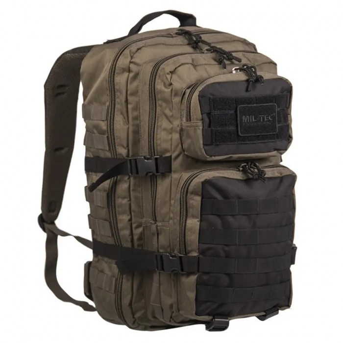 Рюкзак тактичний MIL-TEC US Assault Large 36л Олива/Чорний, Olive Рюкзак тактичний MIL-TEC US Assault Large 36л Олива/Чорний, Olive