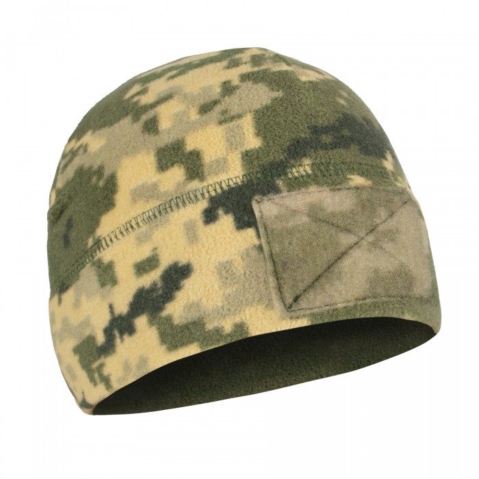 Шапка флисовая Vik-Tailor з липучками Velcro MM-14 (пиксель ЗСУ) Шапка флисовая Vik-Tailor з липучками Velcro MM-14 (пиксель ЗСУ)